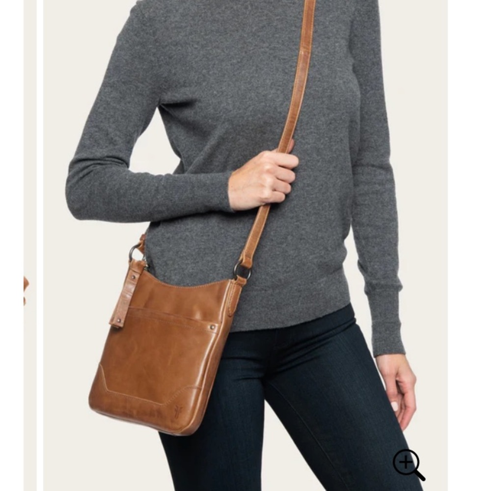 Frye Tan Leather Melissa swing pack  Crossbody Bag